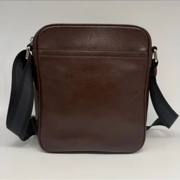 Coach Rich Brown Leather Messenger Bag - Picture 2 of 8